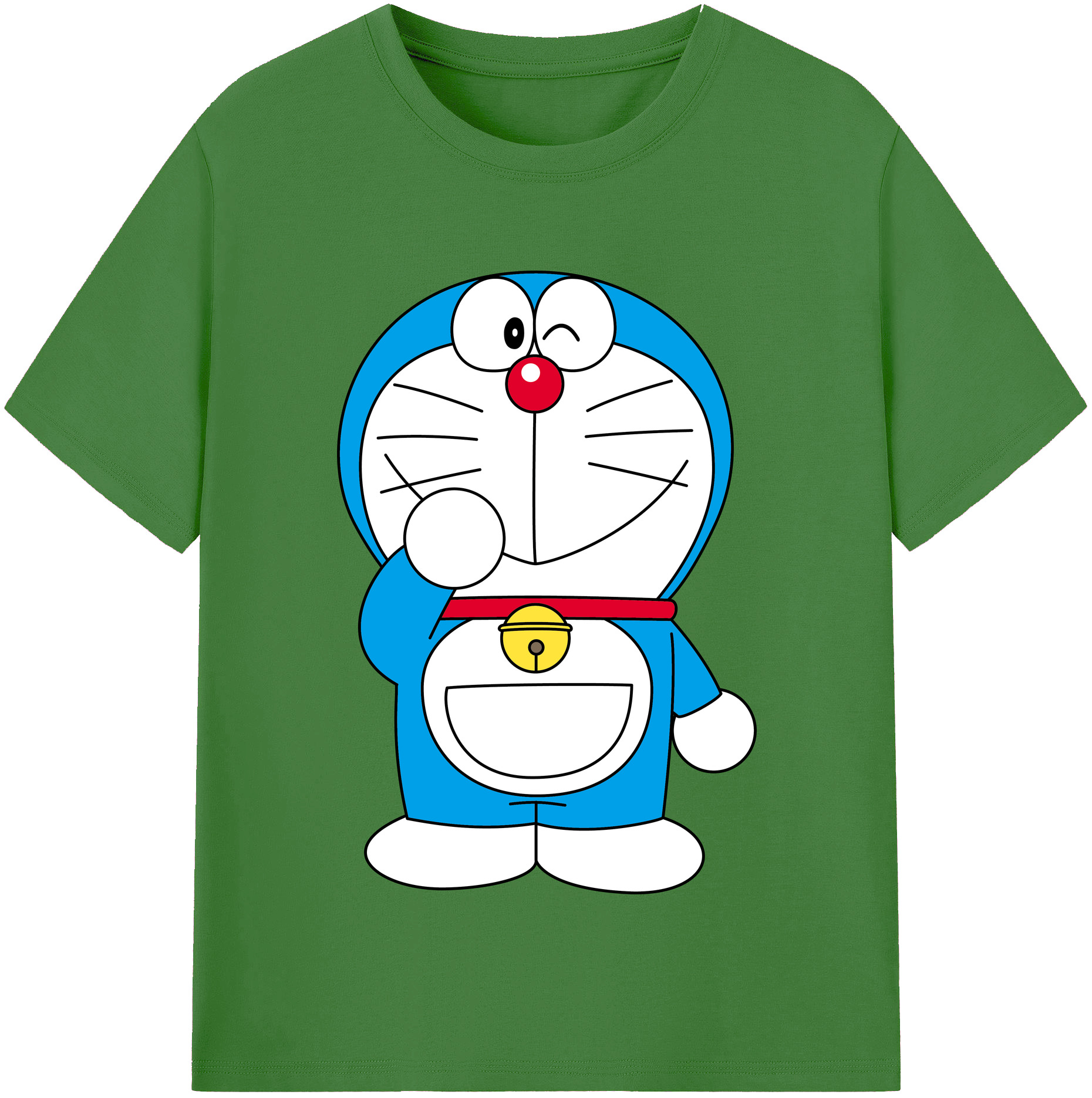 （画像用） ドラえもん Doraemon レディースカジュアルプリントTシャツ（綿100％）